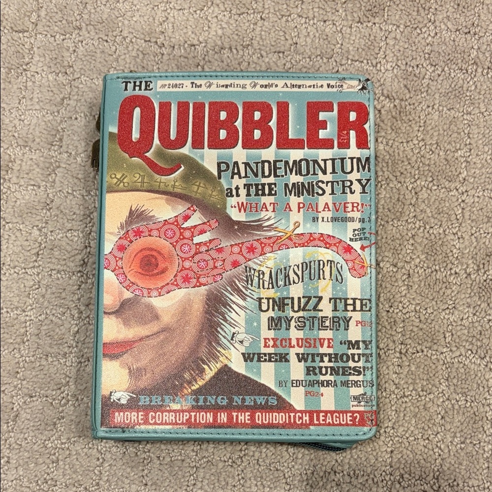 The Quibbler Magazine Cover Clutch
